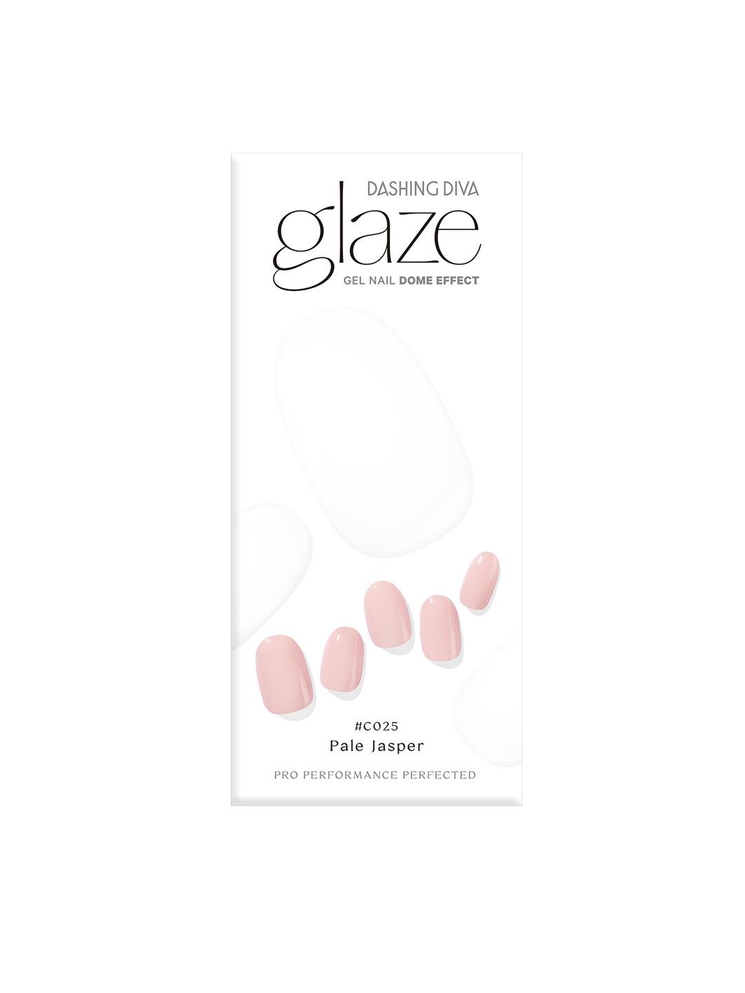 

Dashing Diva Pink Glaze Pale Jasper Gel Nail