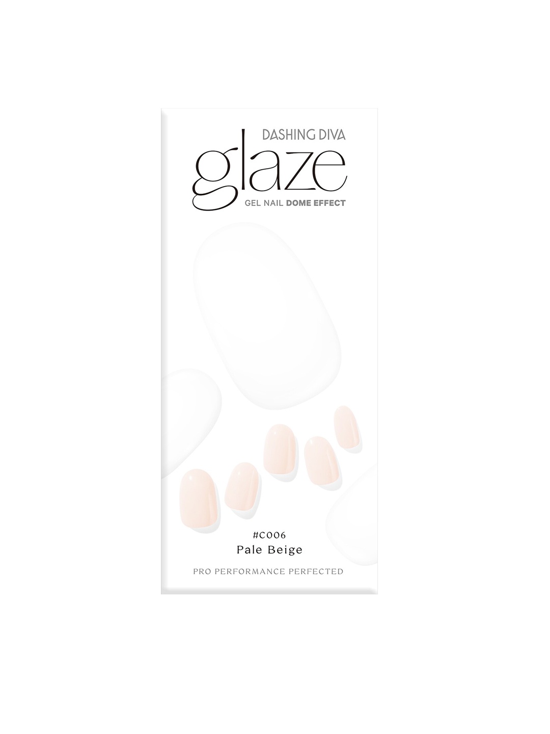 

Dashing Diva Beige Glaze Pale Gel Nail