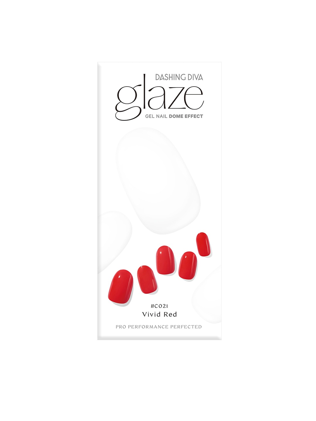 

Dashing Diva Red Glaze Vivid Gel Nail