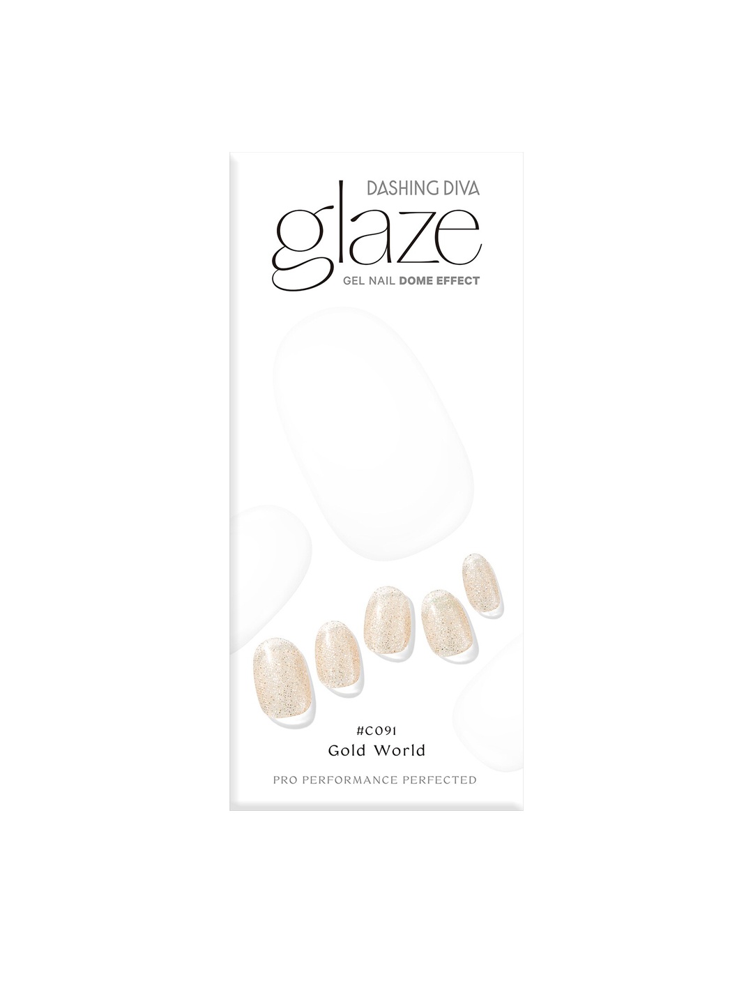 

Dashing Diva Beige Glaze World Gel Nail