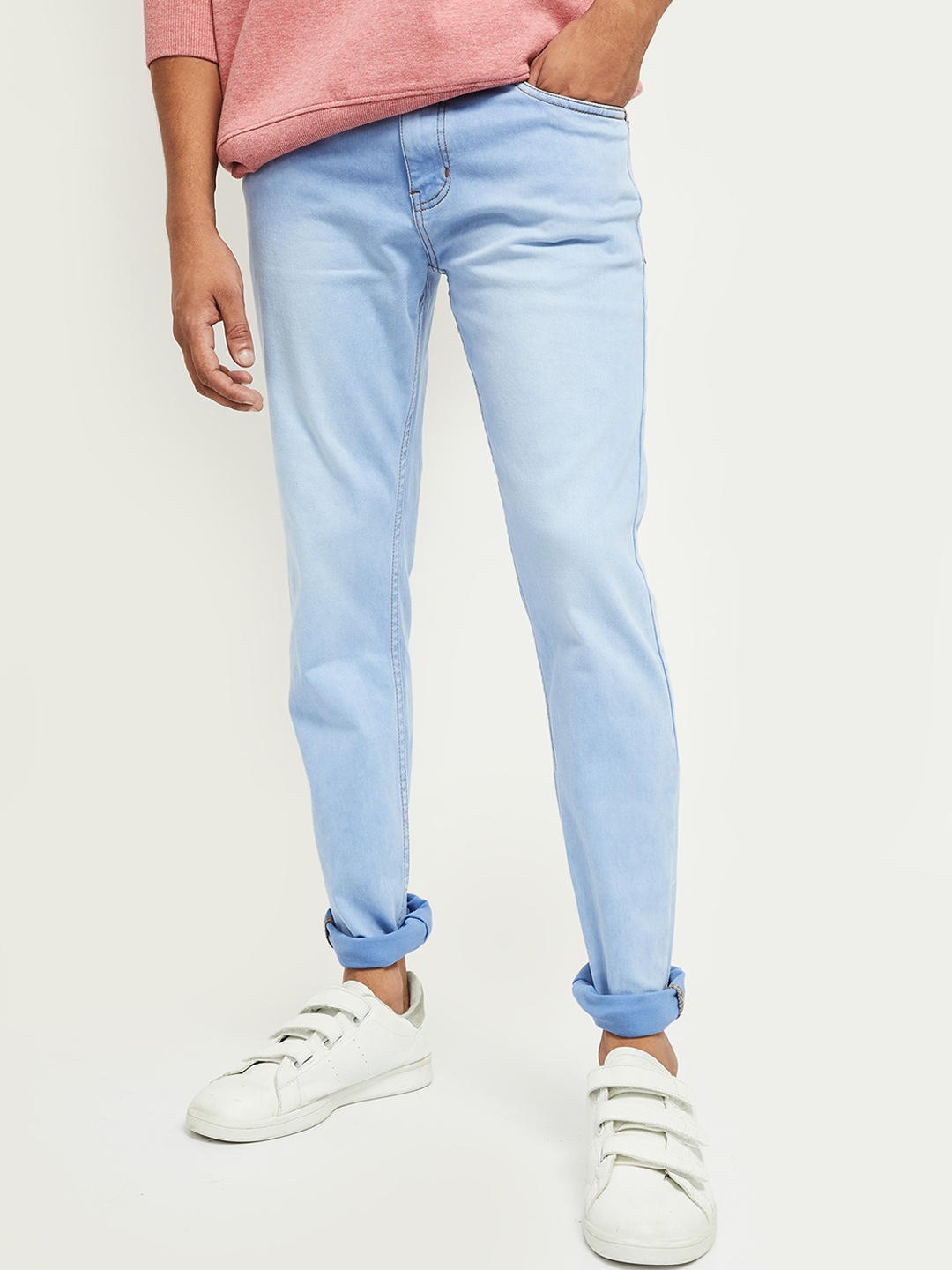 

max Men Blue Slim Fit Jeans