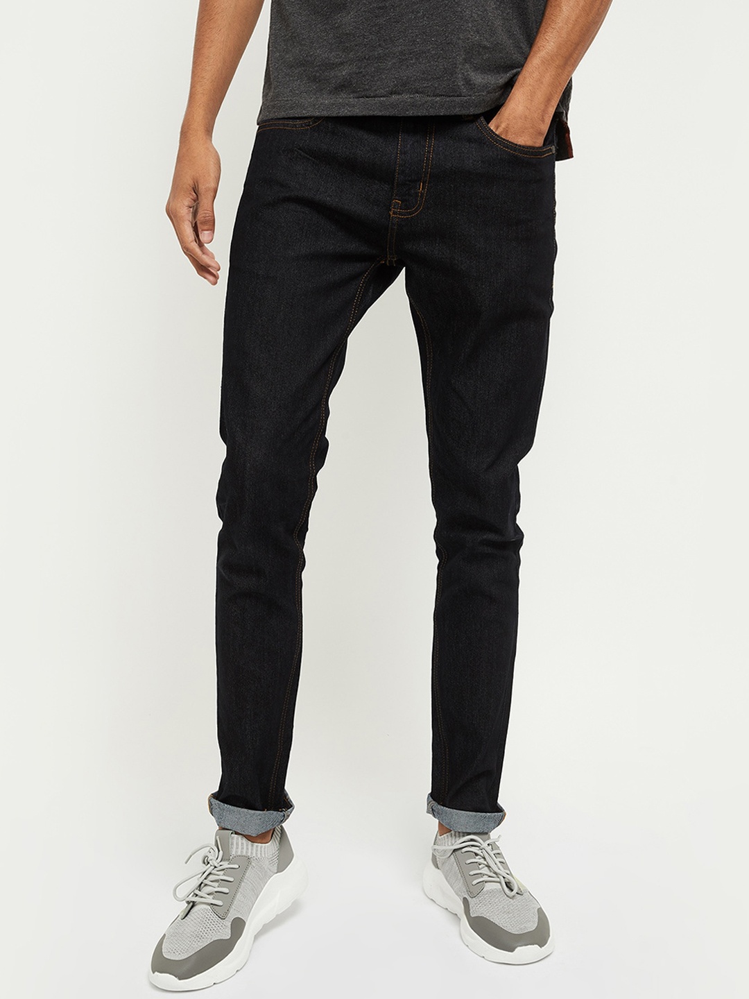 

max Men Blue Skinny Fit Stretchable Jeans