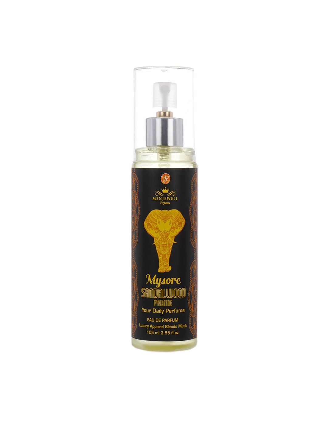 

Menjewell Unisex Mysore Sandalwood Eau de Parfum 105 ml, Transparent
