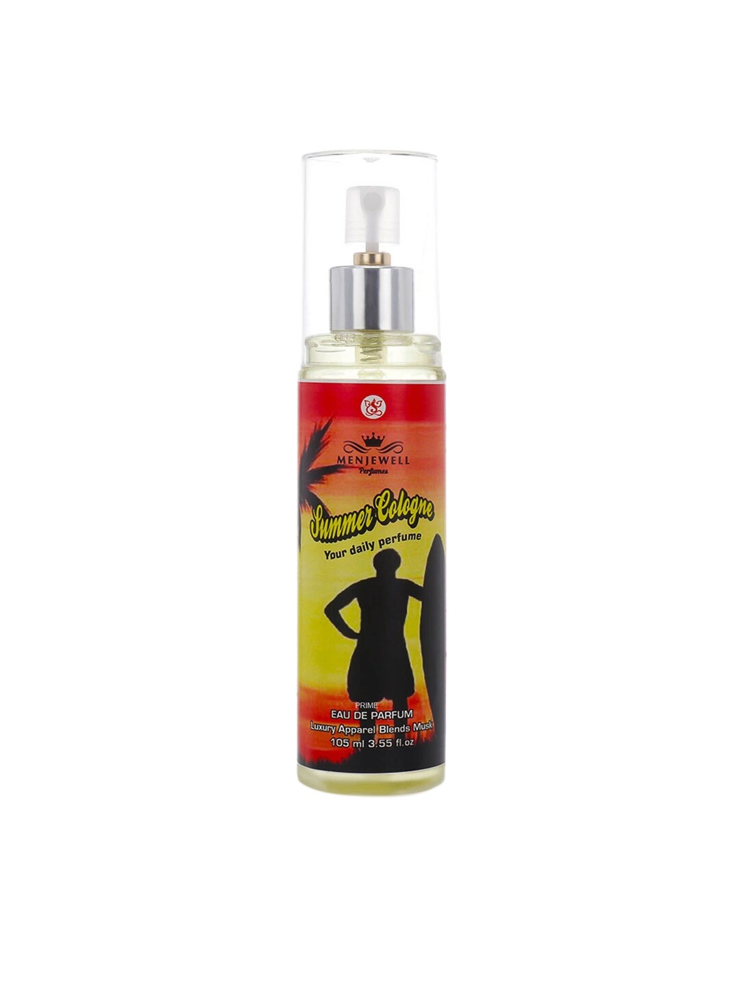 

Menjewell Unisex Summer Cologne Eau de Parfum 105 ml, Transparent