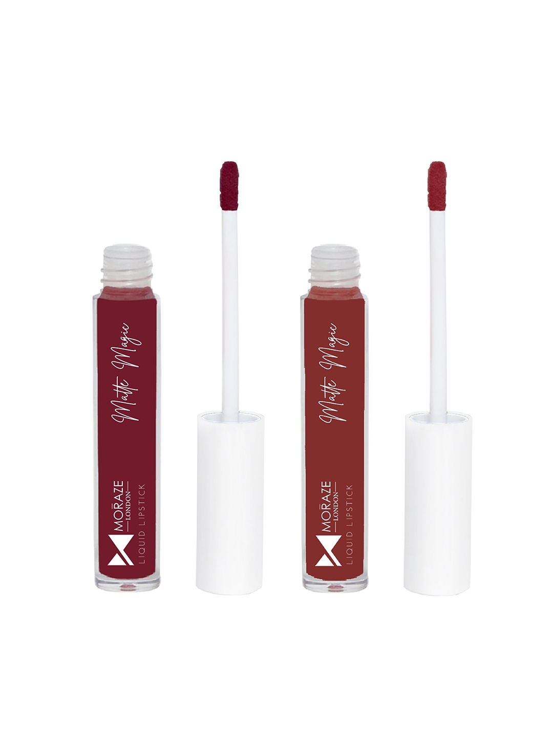 

Moraze Set Of 2 You Go Gurl & Shade of Love Matte Magic Liquid Lipsticks, Multi