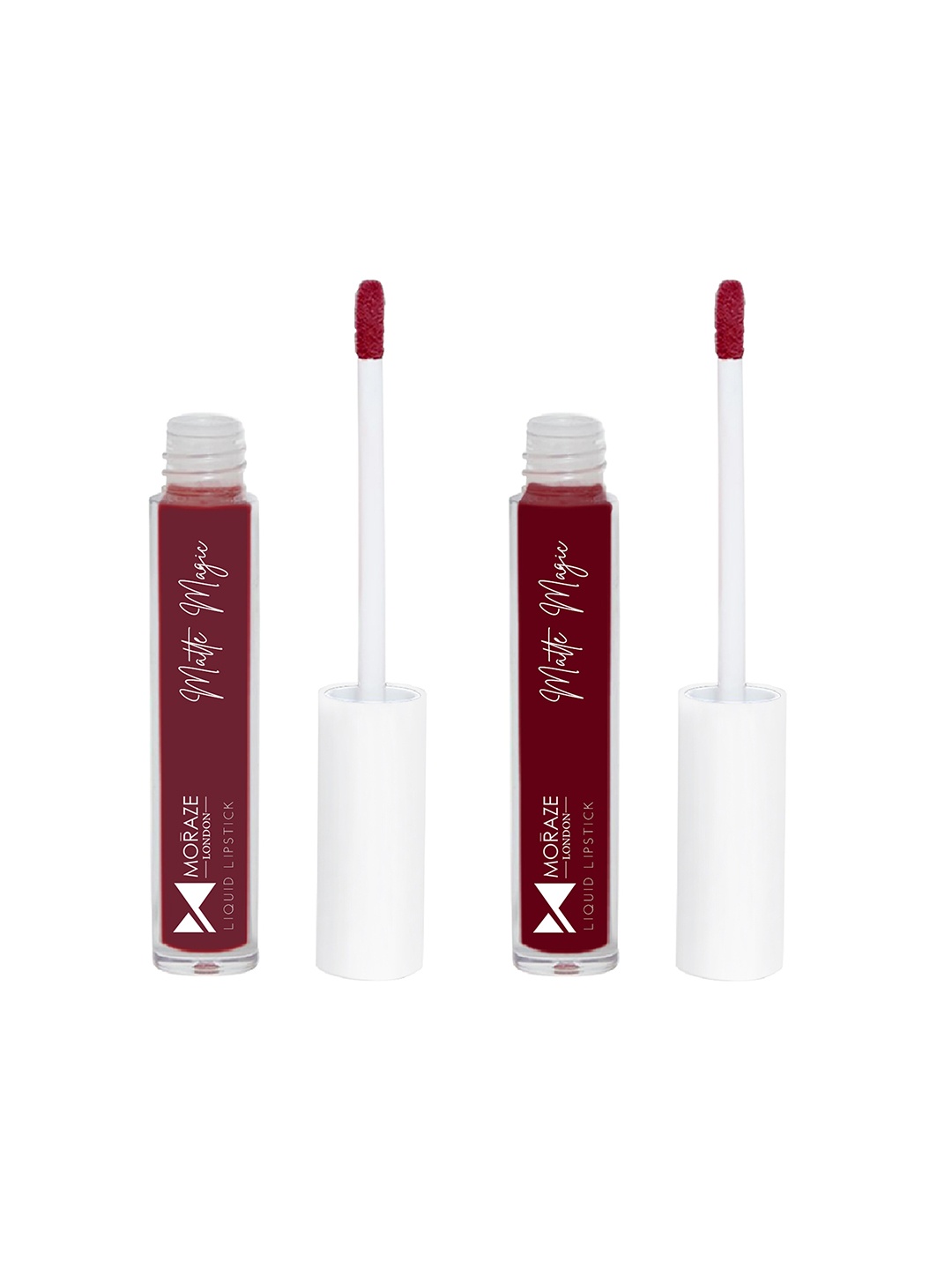 

Moraze Set Of 2 Matte Magic Liquid Lipsticks, Multi