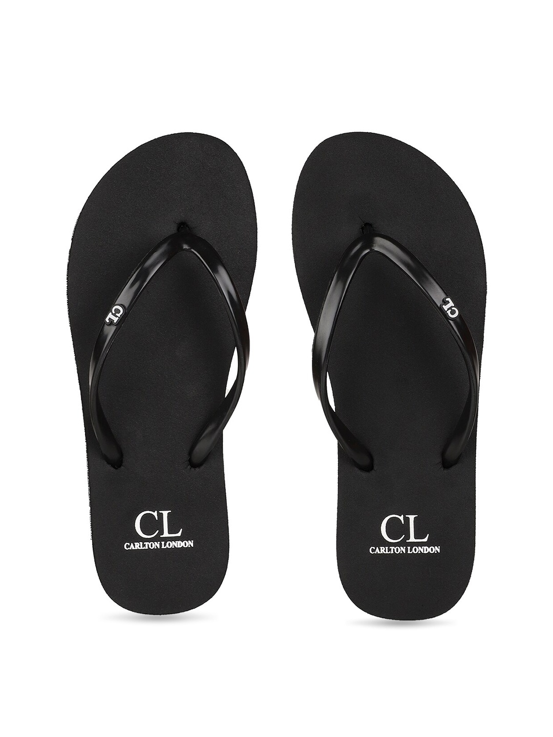 

Carlton London Women Black Thong Flip-Flops