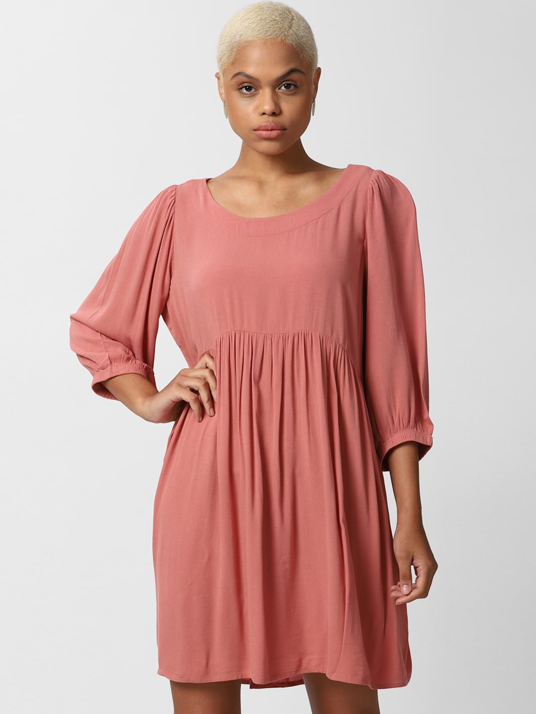 

FOREVER 21 Mauve A-Line Dress