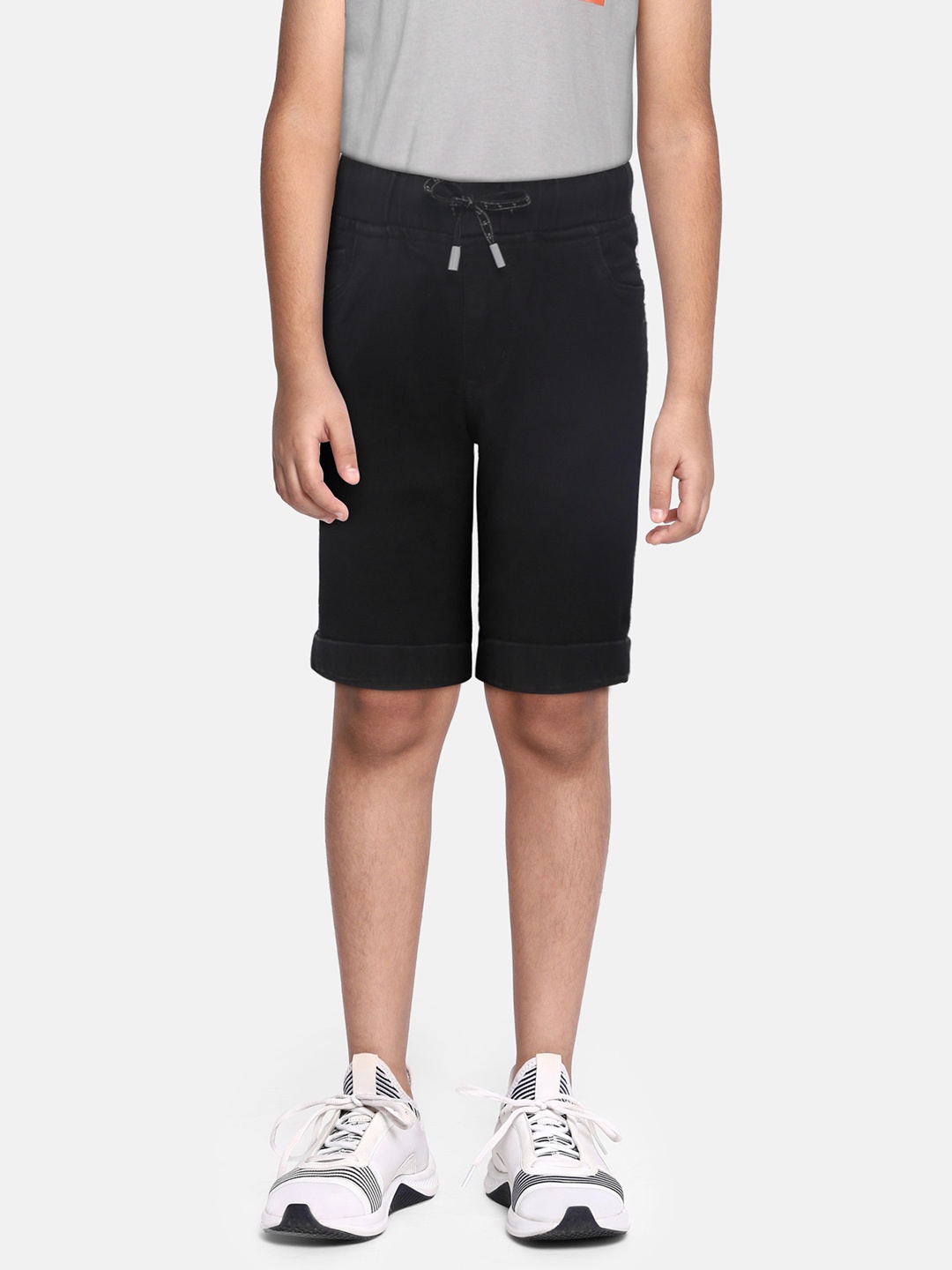 

RUFF Boys Black Regular Shorts