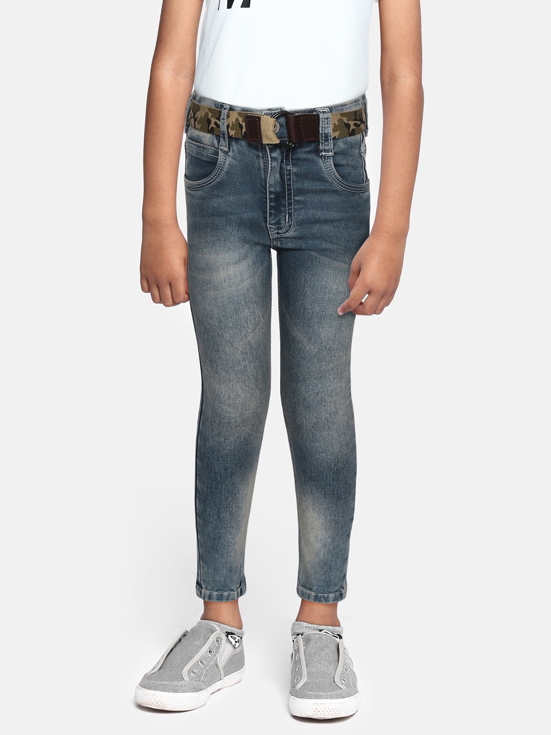 

RUFF Boys Blue Heavy Fade Jeans