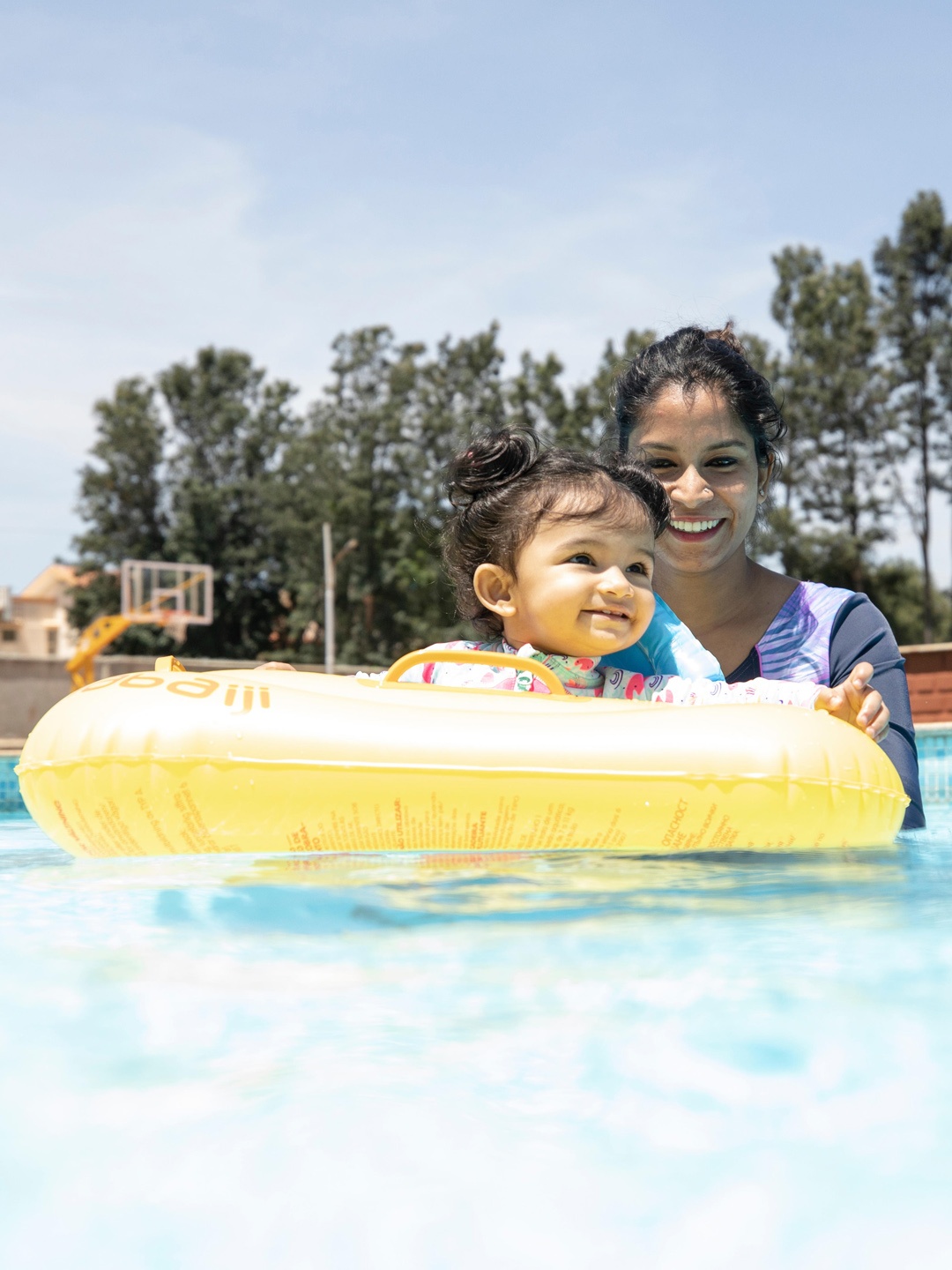 

Nabaiji By Decathlon Yellow Infants Inflatable Swim Ring with Seat