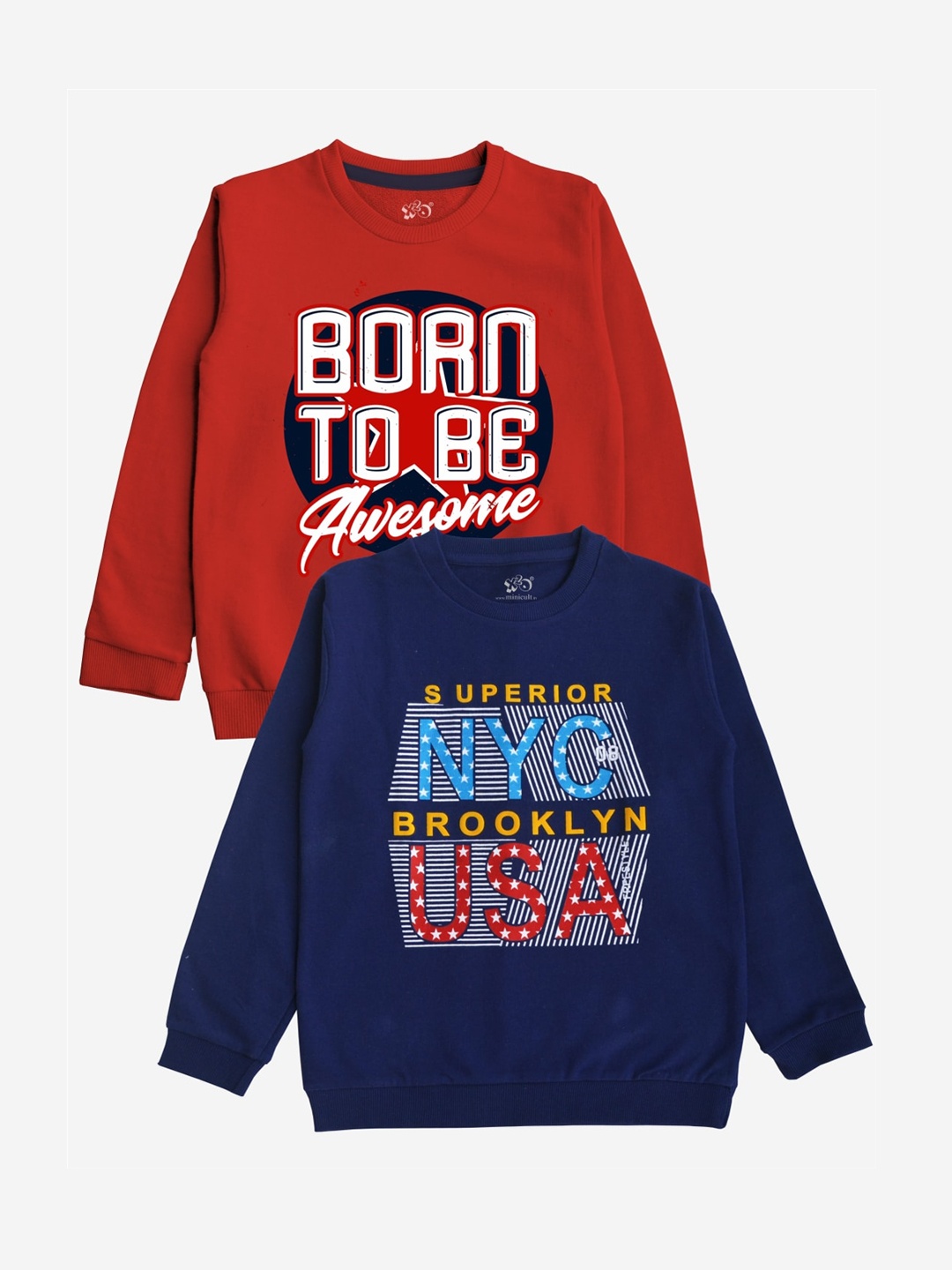 

x2o Unisex Kids Multicoloured Printed Sweatshirt, Multi