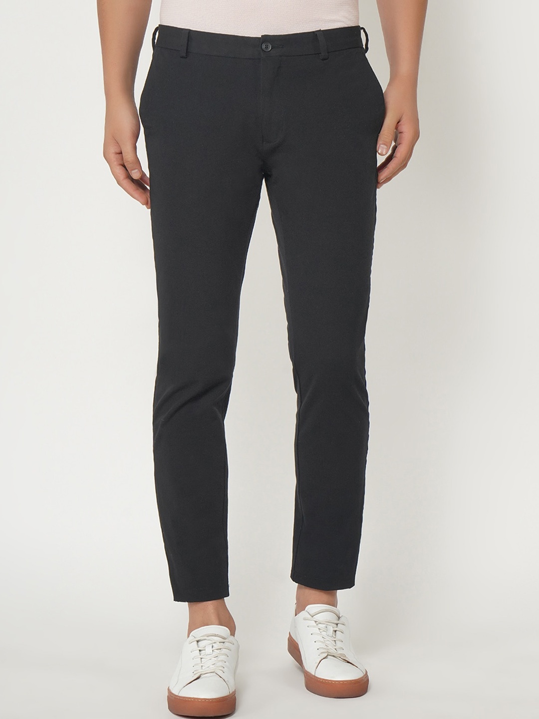 

Blackberrys Men Grey Phoenix Skinny Fit Trousers