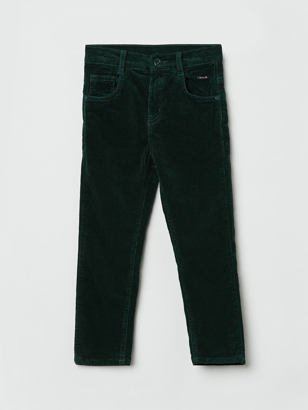 

max Boys Olive Green Corduroy Trousers