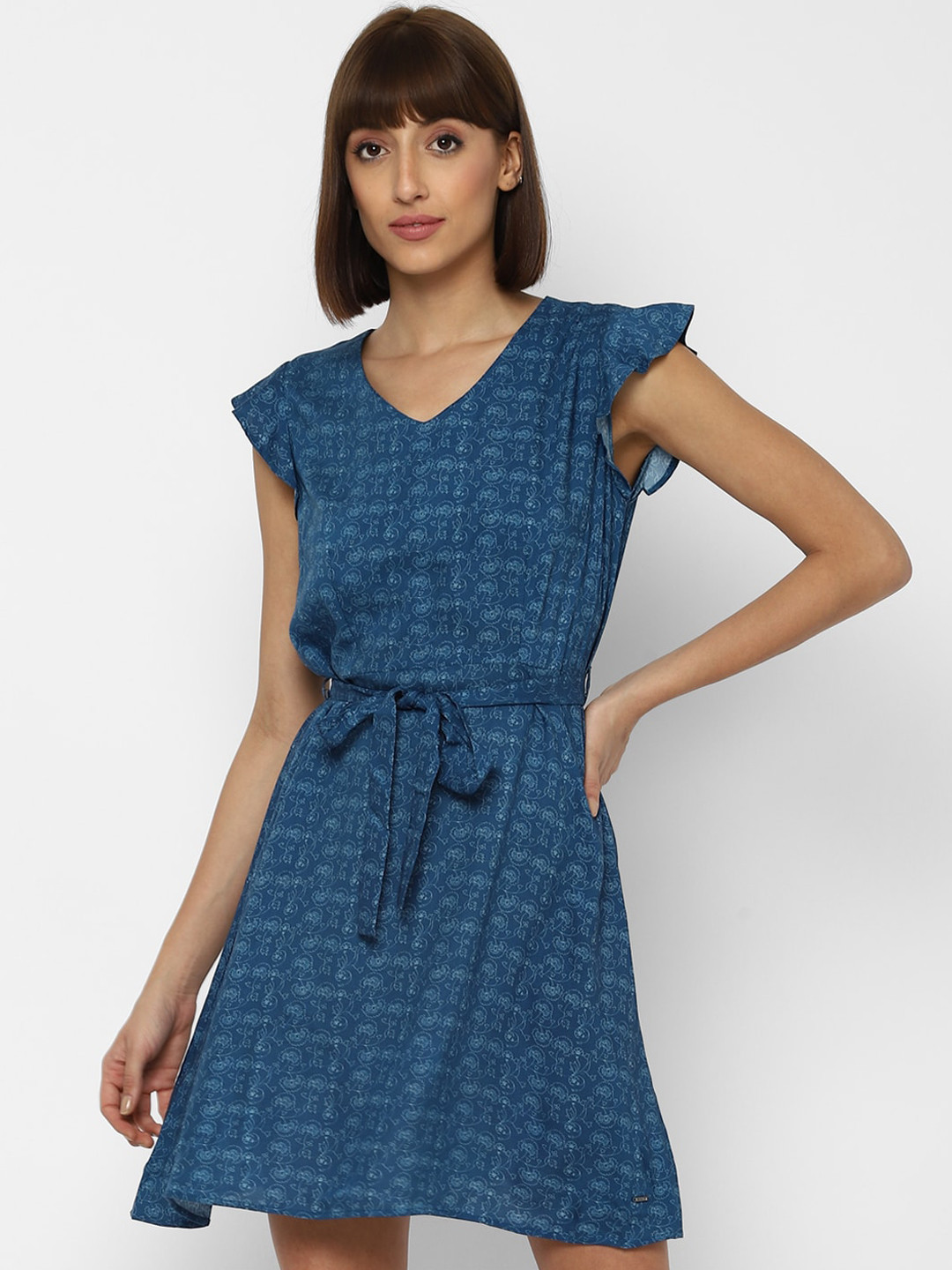 

Allen Solly Woman Blue Dress