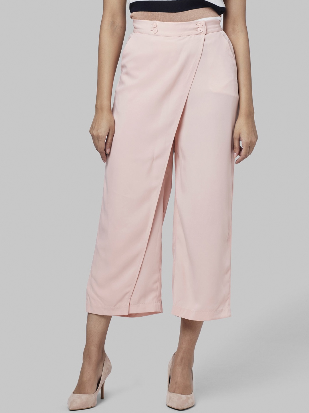 

Park Avenue Woman Pink Culottes Trousers