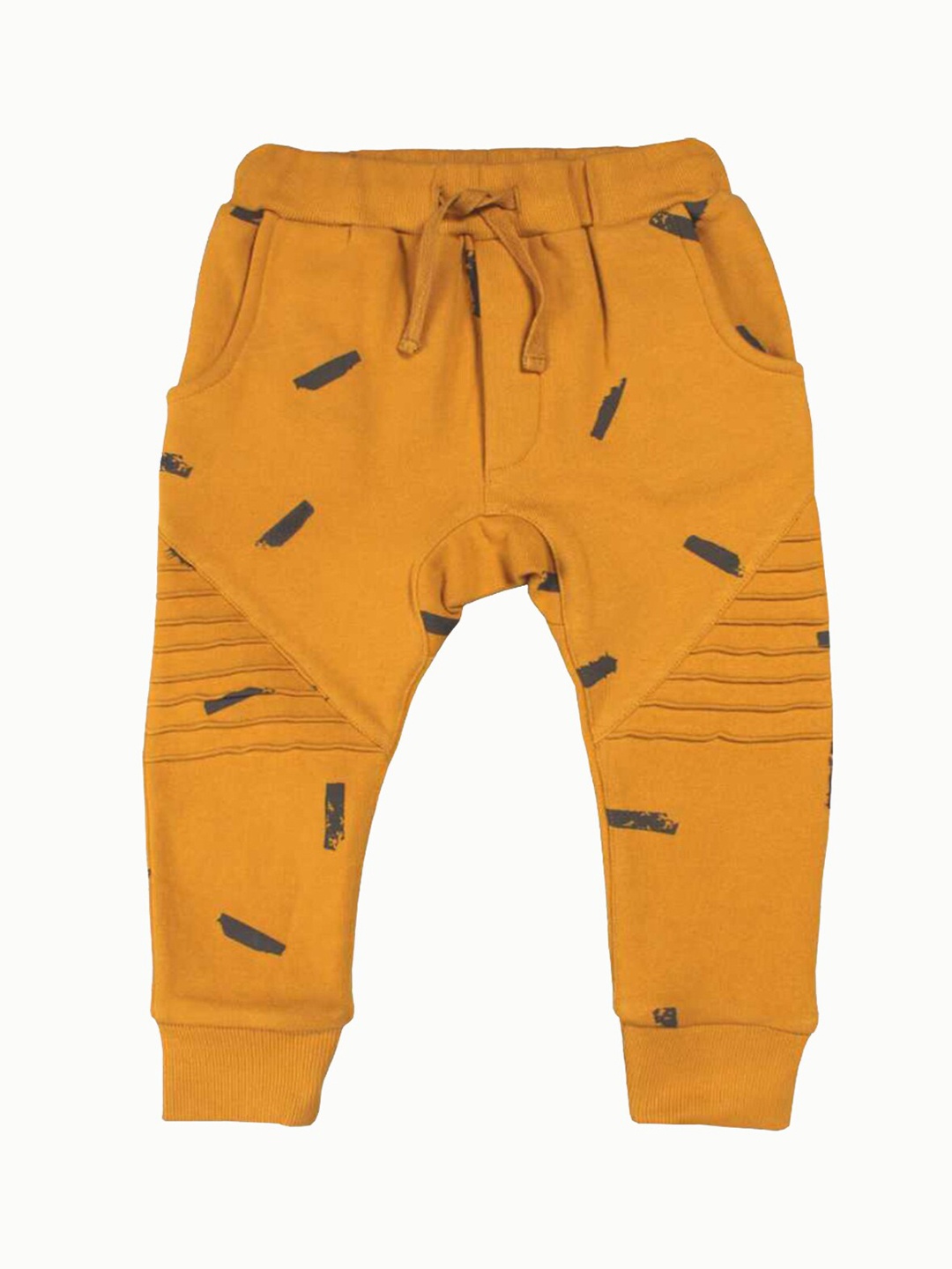 

Nino Bambino Girls Yellow Printed Cotton Leggings