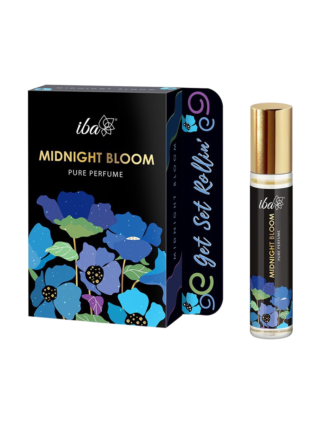

Iba Midnight Bloom Pure Perfume, Black