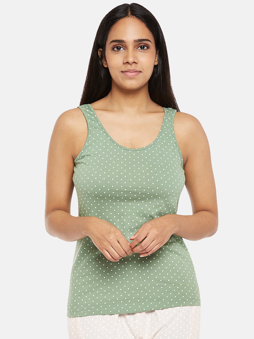 

Dreamz by Pantaloons Green Tank Lounge tshirt