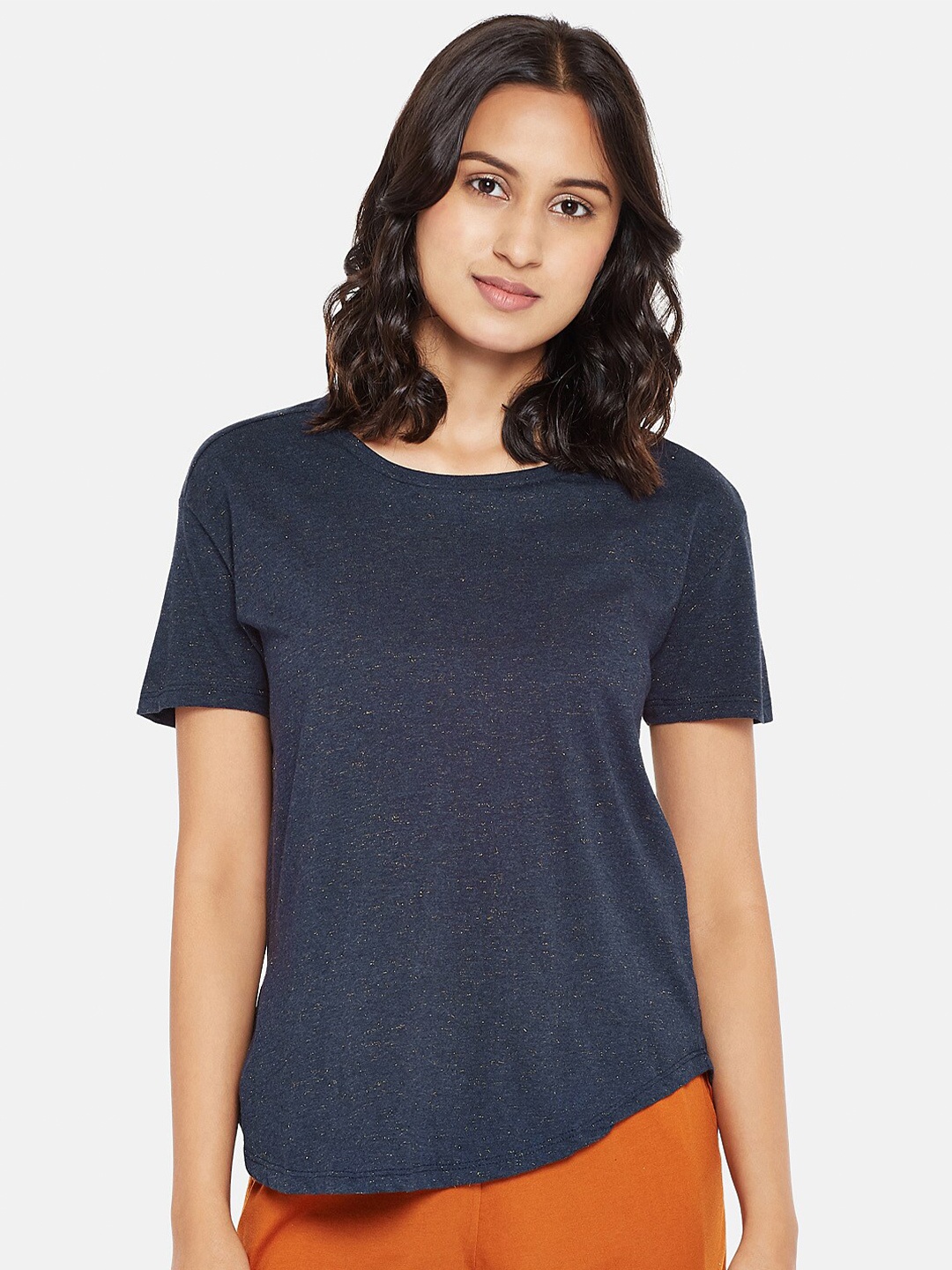 

Dreamz by Pantaloons Women Navy Blue Lounge T-shirt
