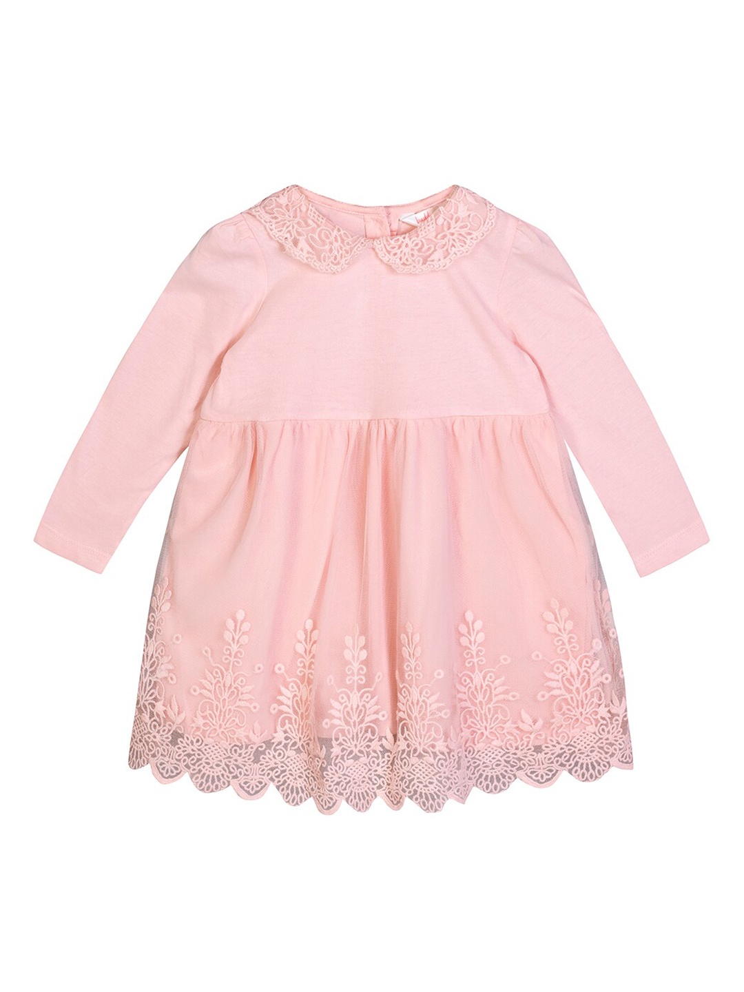 

Budding Bees Pink Peplum Dress