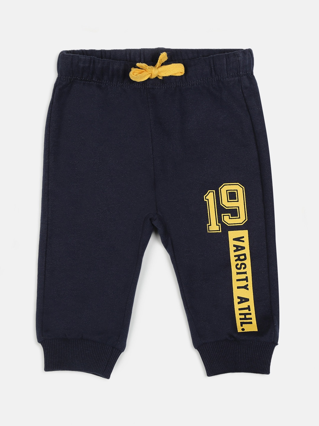 

Chicco Boys Navy Blue Printed Joggers