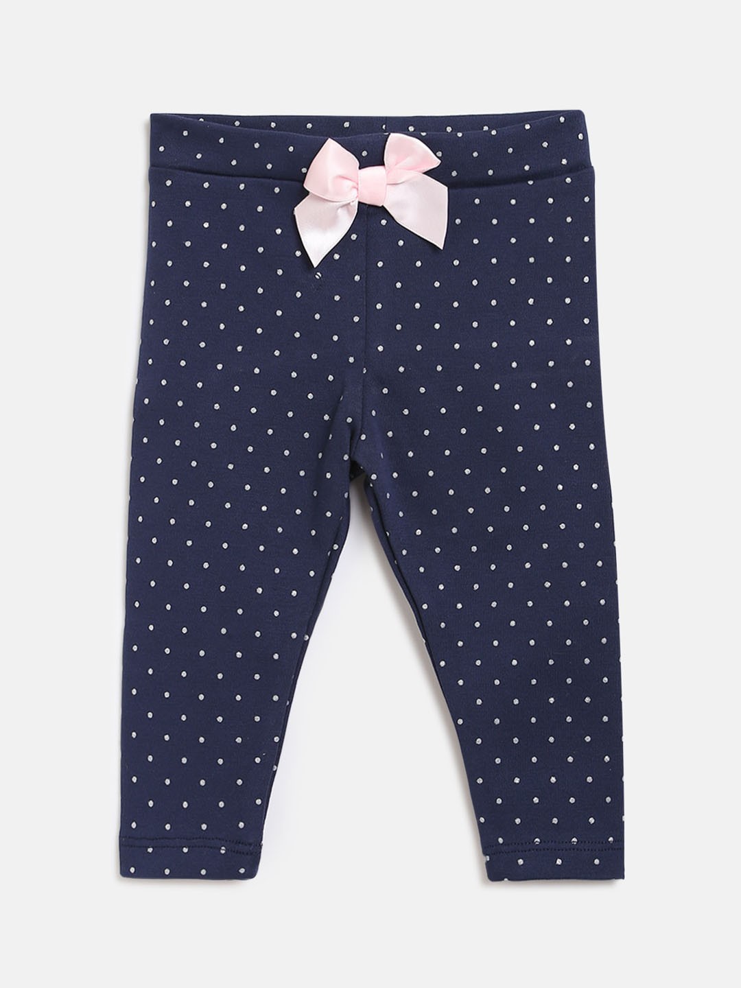 

Chicco Girls Navy Blue Printed Sustainable Trousers
