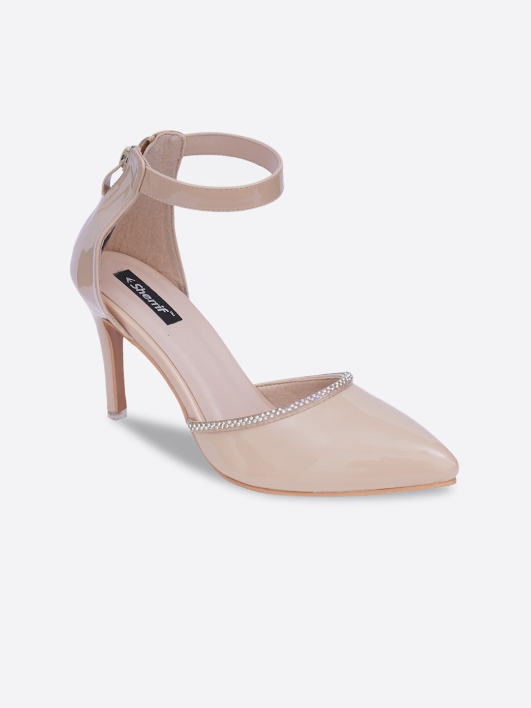 

Sherrif Shoes Women Cream-Coloured Party Stiletto Pumps
