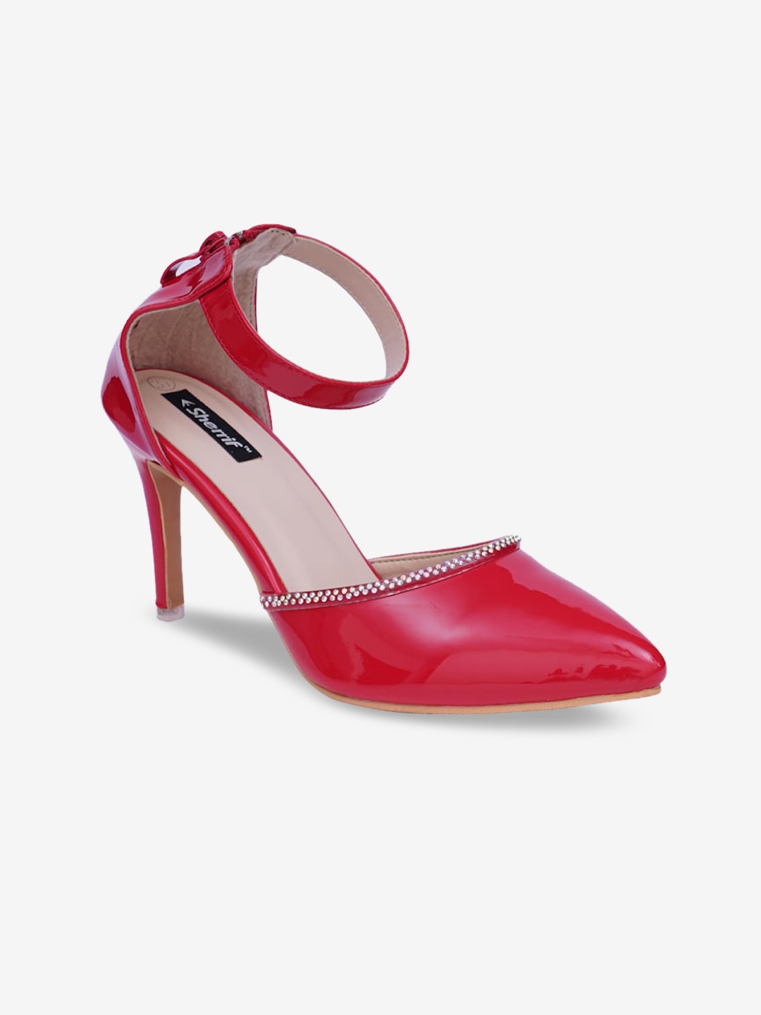 

Sherrif Shoes Women Red Party Stiletto Pumps