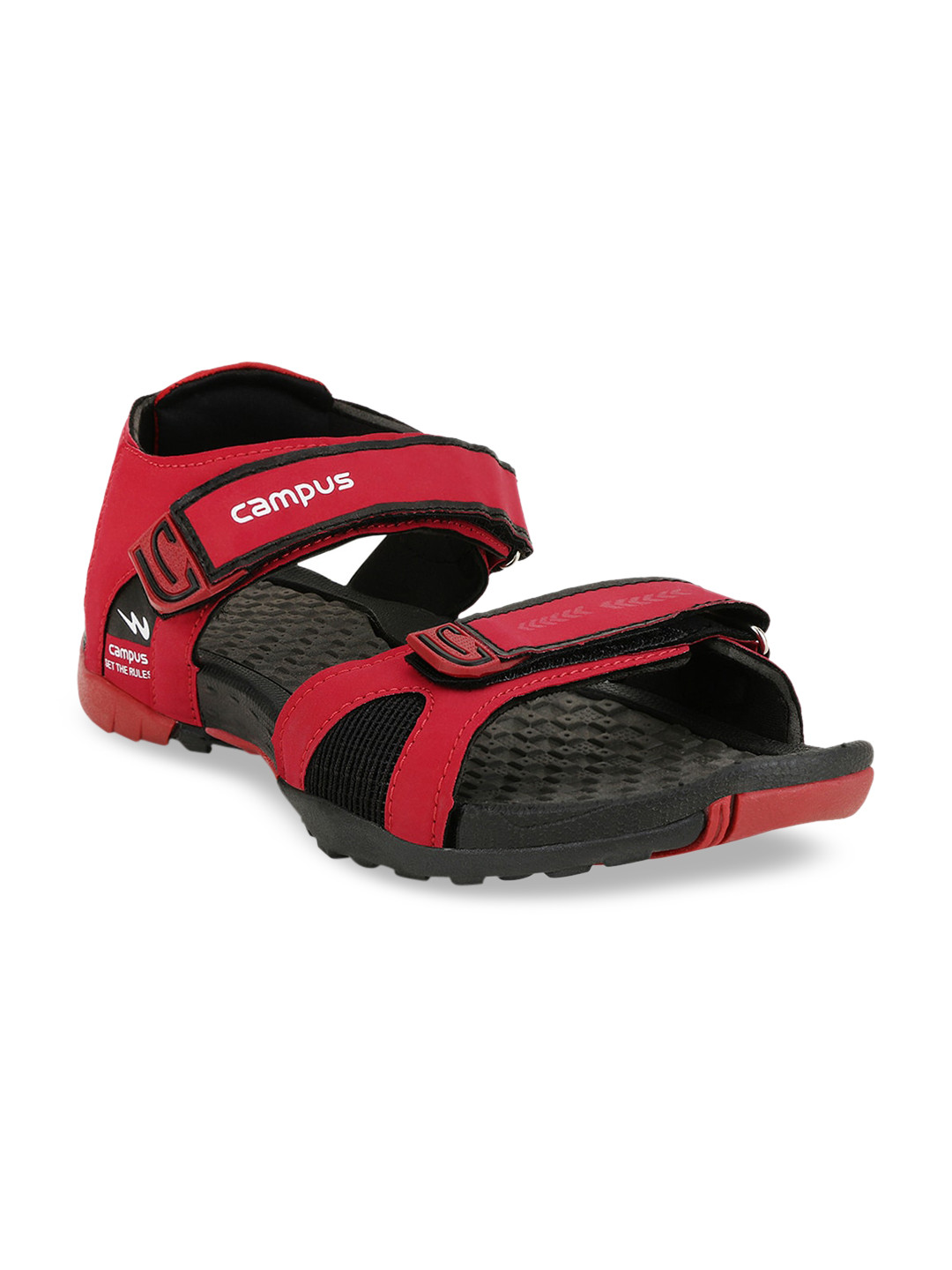 

Campus Men Red Sports Sandals