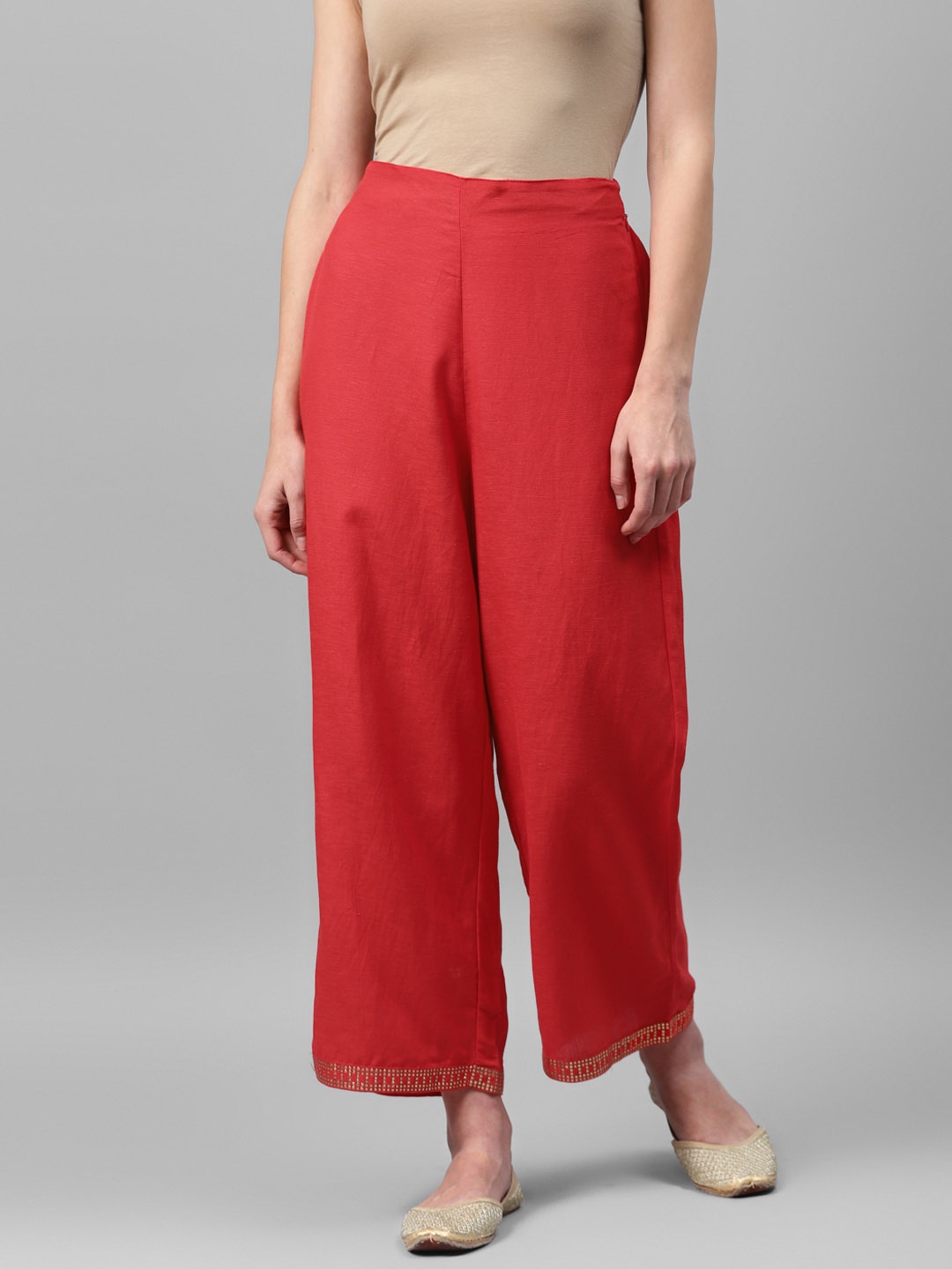 

Rangriti Women Coral Ethnic Palazzos