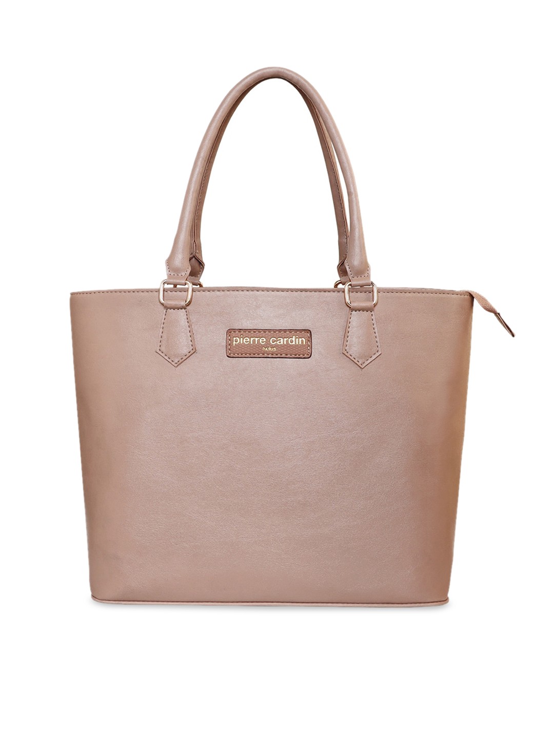 

pierre cardin Nude-Coloured PU Shopper Tote Bag