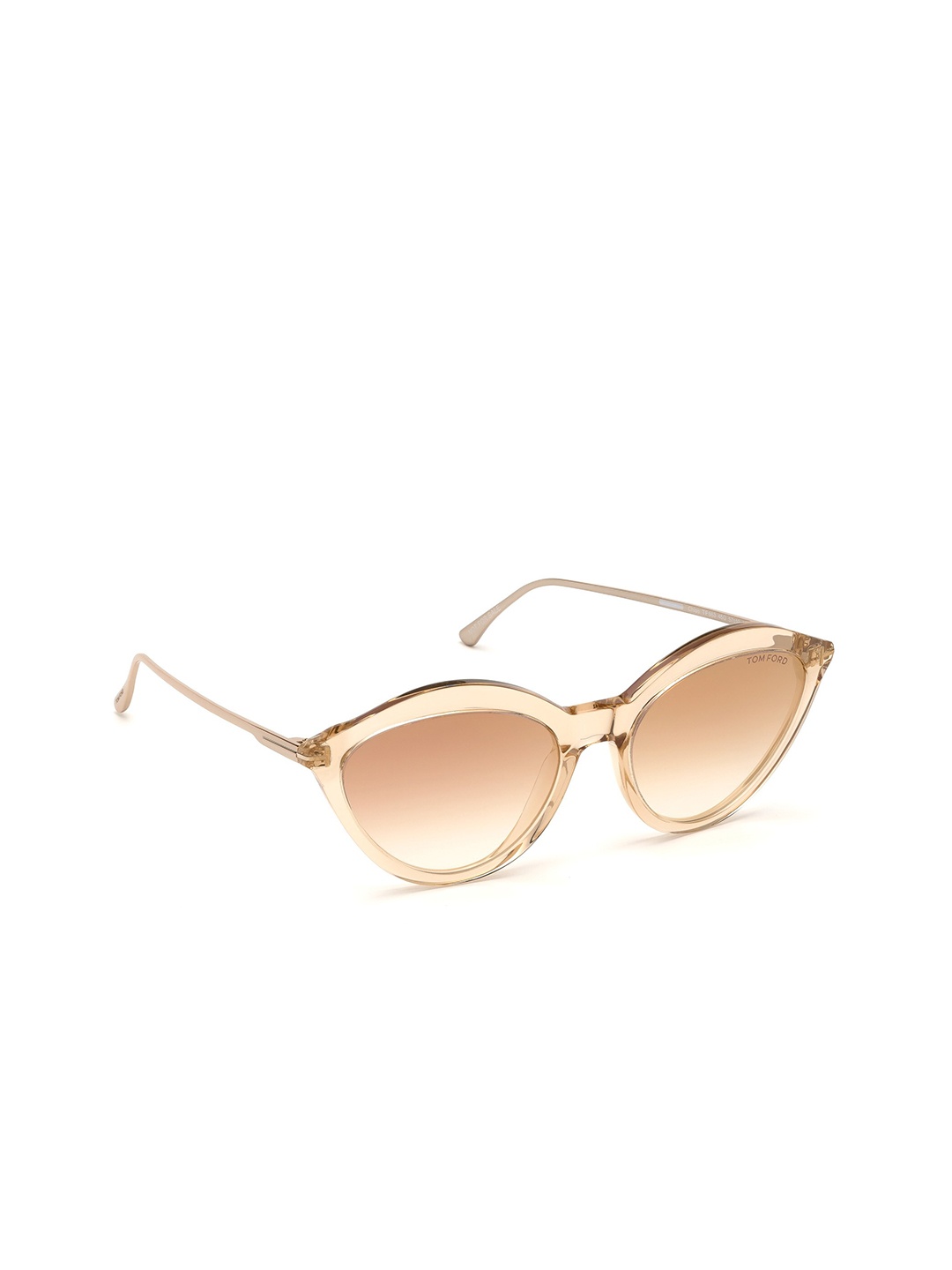 

Tom Ford Women Brown Lens & Brown Cateye Sunglasses - FT0663 57 45G-Brown