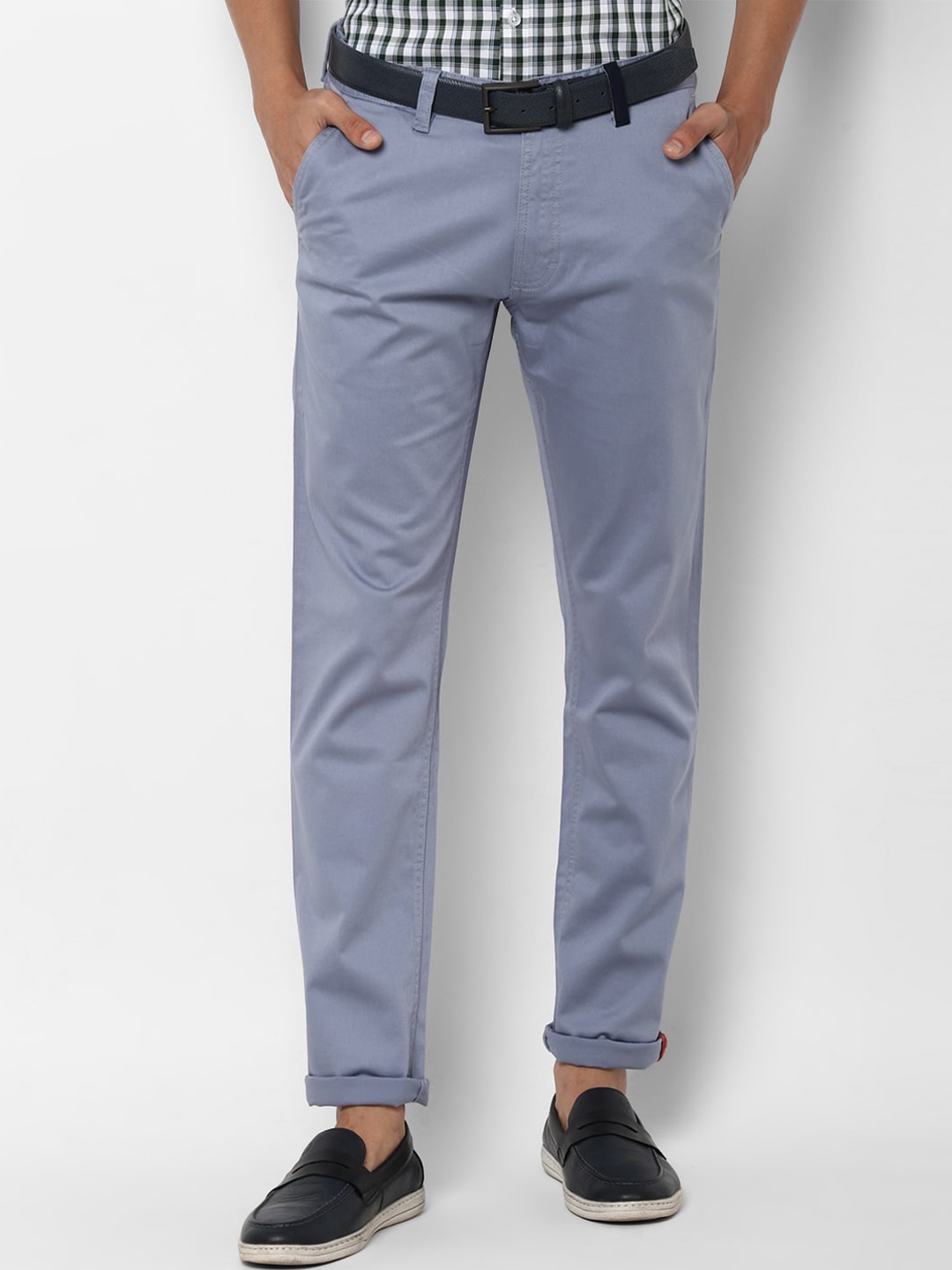 

Allen Solly Sport Men Blue Slim Fit Trousers