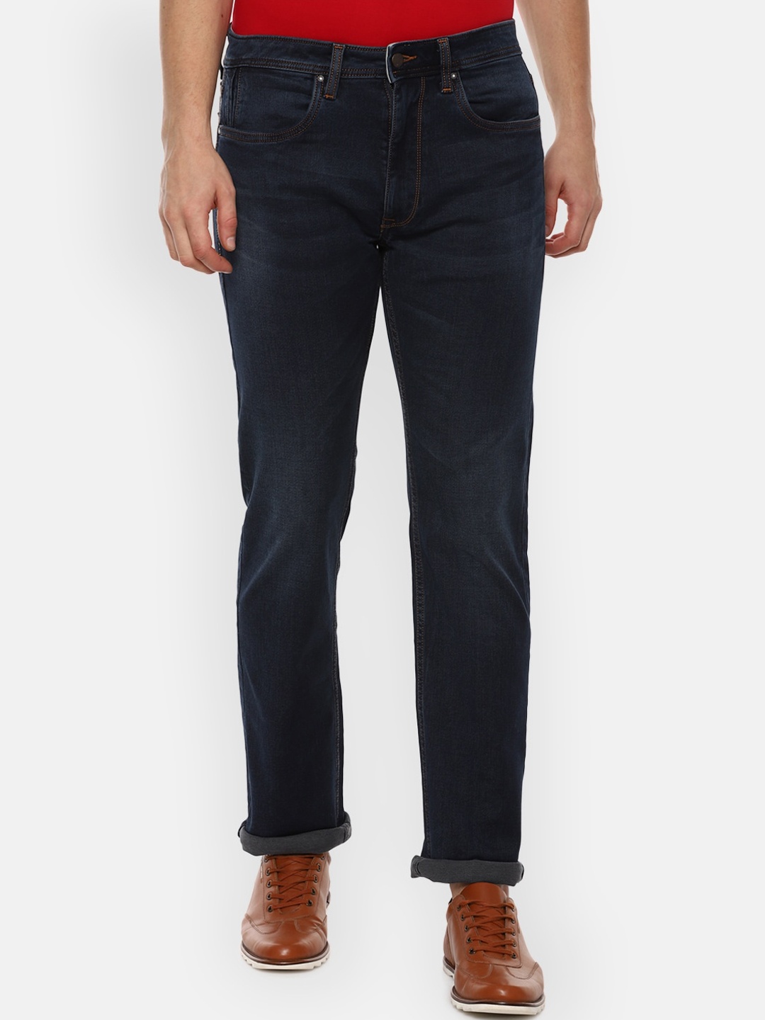 

Louis Philippe Jeans Men Navy Blue Jeans