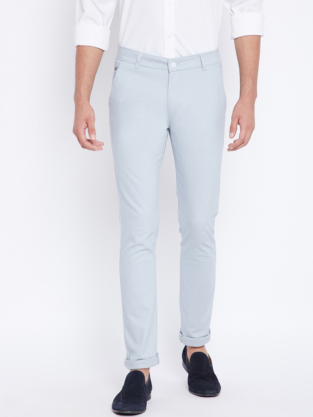 

Crimsoune Club Men Blue Slim Fit Trousers