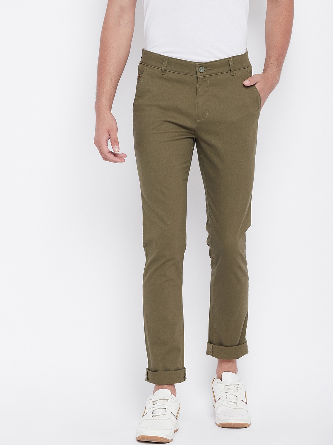 

Crimsoune Club Men Brown Slim Fit Trousers