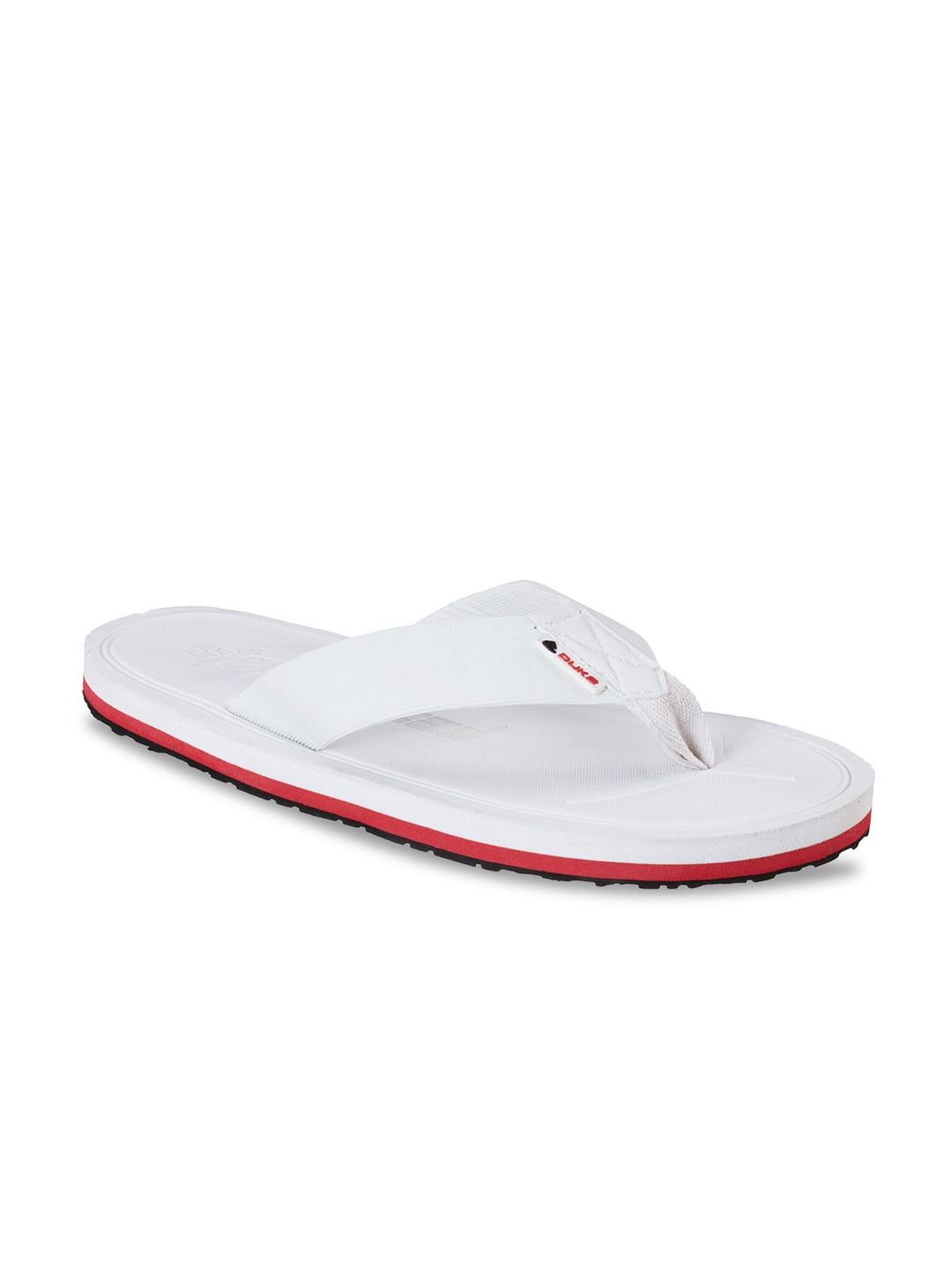 

Duke Men White & Red Thong Flip-Flops