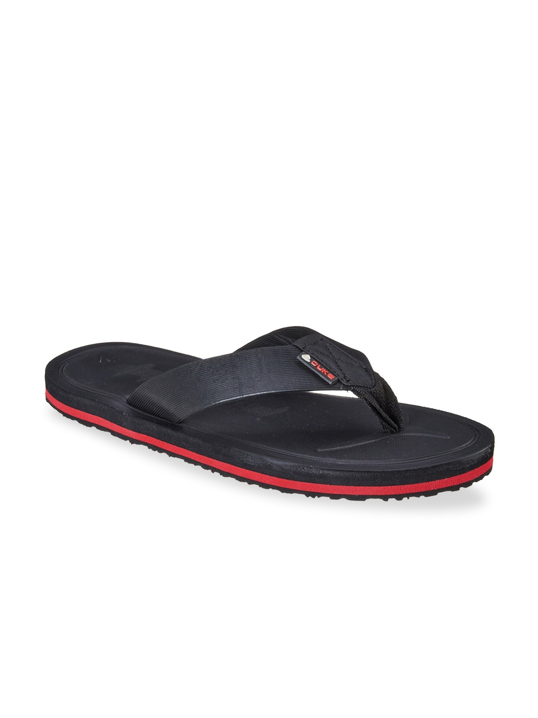 

Duke Men Black & Red Thong Flip-Flops