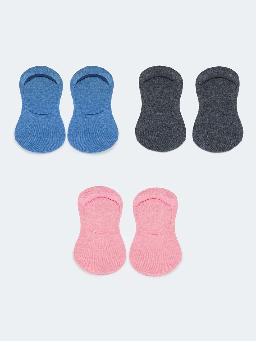 

max Women Pack of 3 Assorted Shoe Liners
