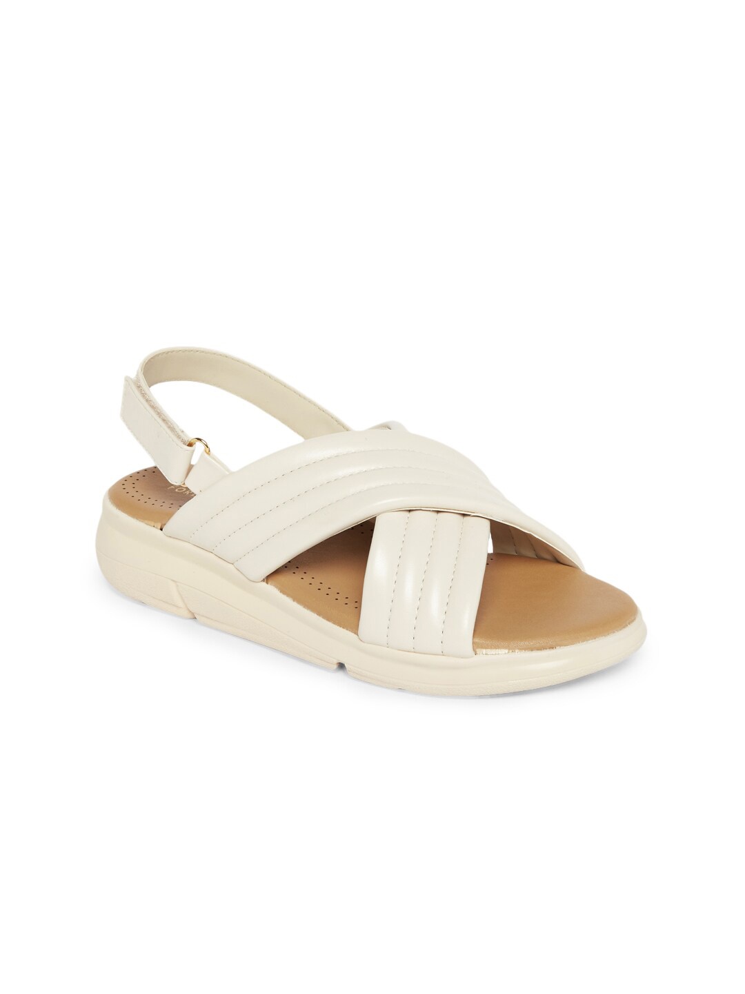 

Forever Glam by Pantaloons Women Off-White Open Toe Flats