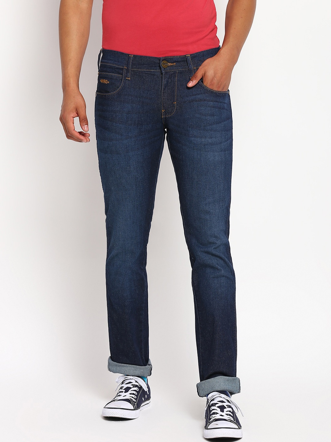 

Wrangler Men Blue Slim Fit Light Fade Stretchable Jeans