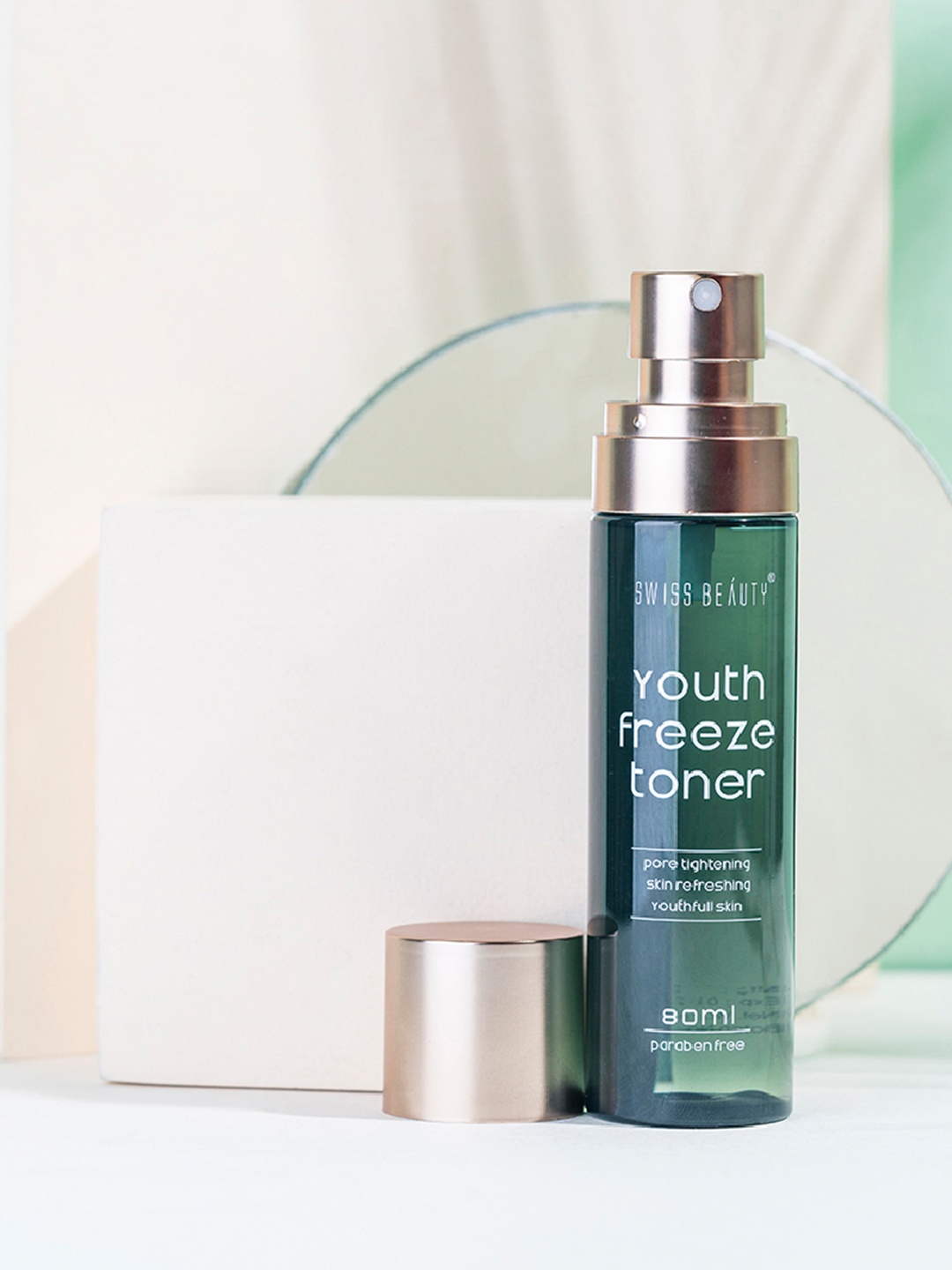 

SWISS BEAUTY Youth Freeze Pore Tightening Toner 80 ml, Green