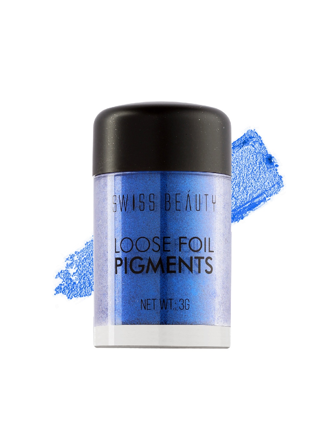 

SWISS BEAUTY Loose Foil Pigments Eyeshadow 3 gm - Shade 3, Blue