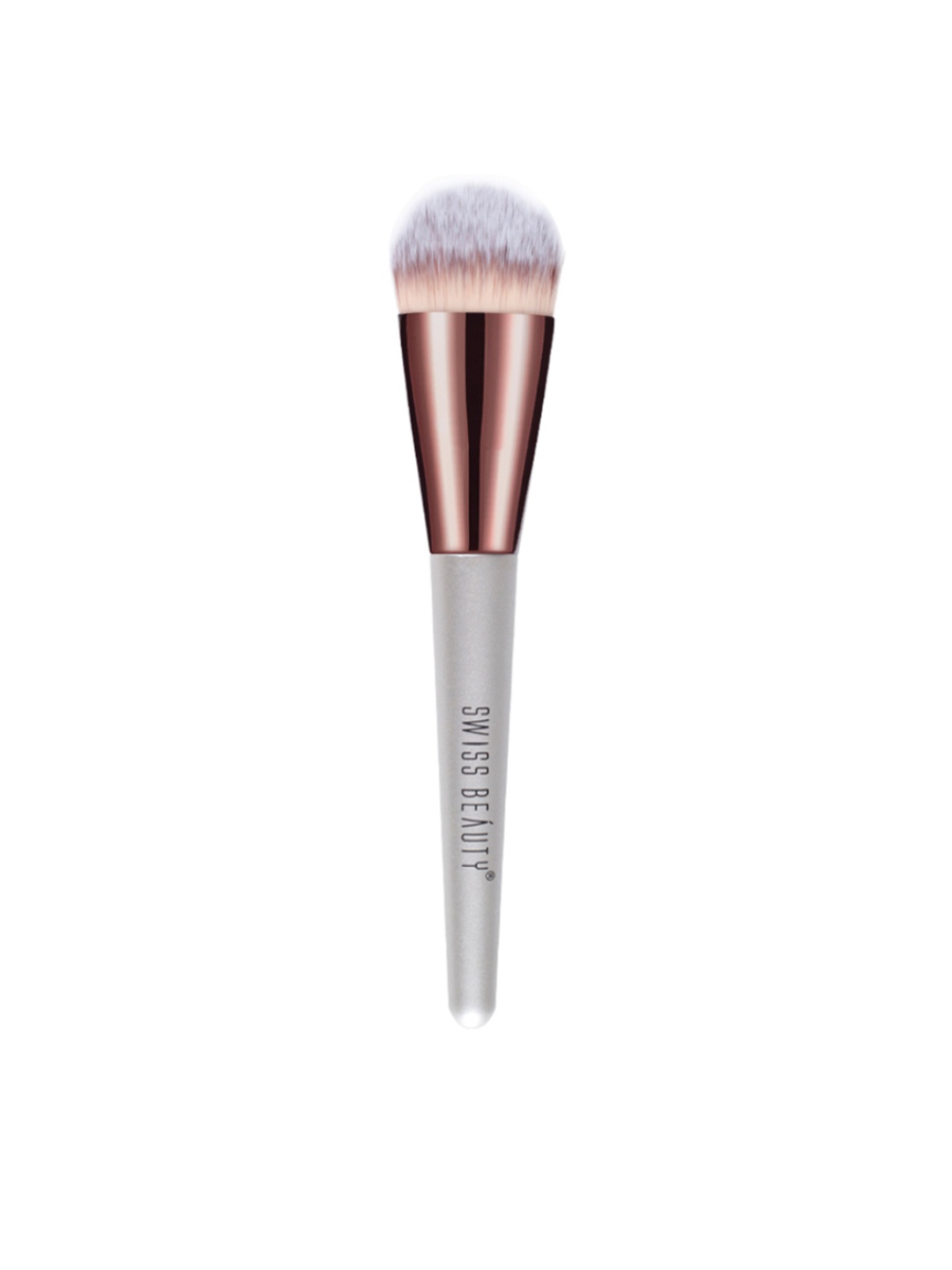 

SWISS BEAUTY Foundation Brush, Silver