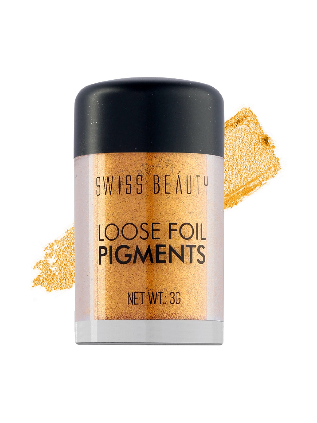 

SWISS BEAUTY Loose Foil Pigments Eyeshadow - Shade-2, Gold
