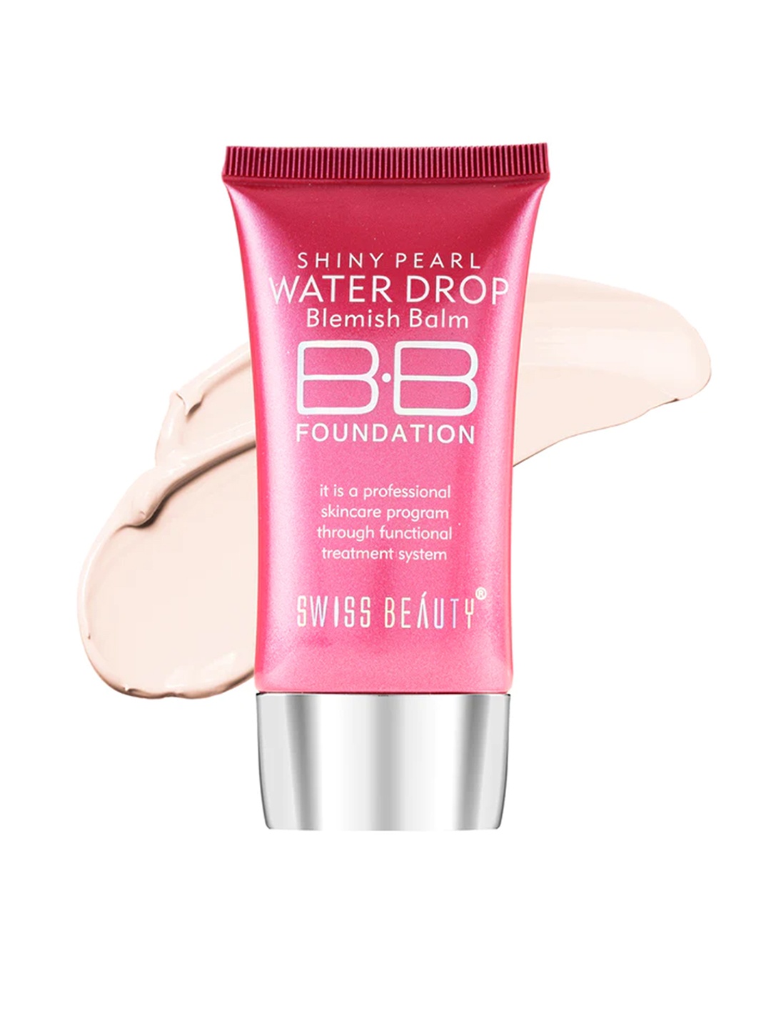 

SWISS BEAUTY Shiny Pearl Water Drop Blemish Balm BB Foundation - 01, Beige