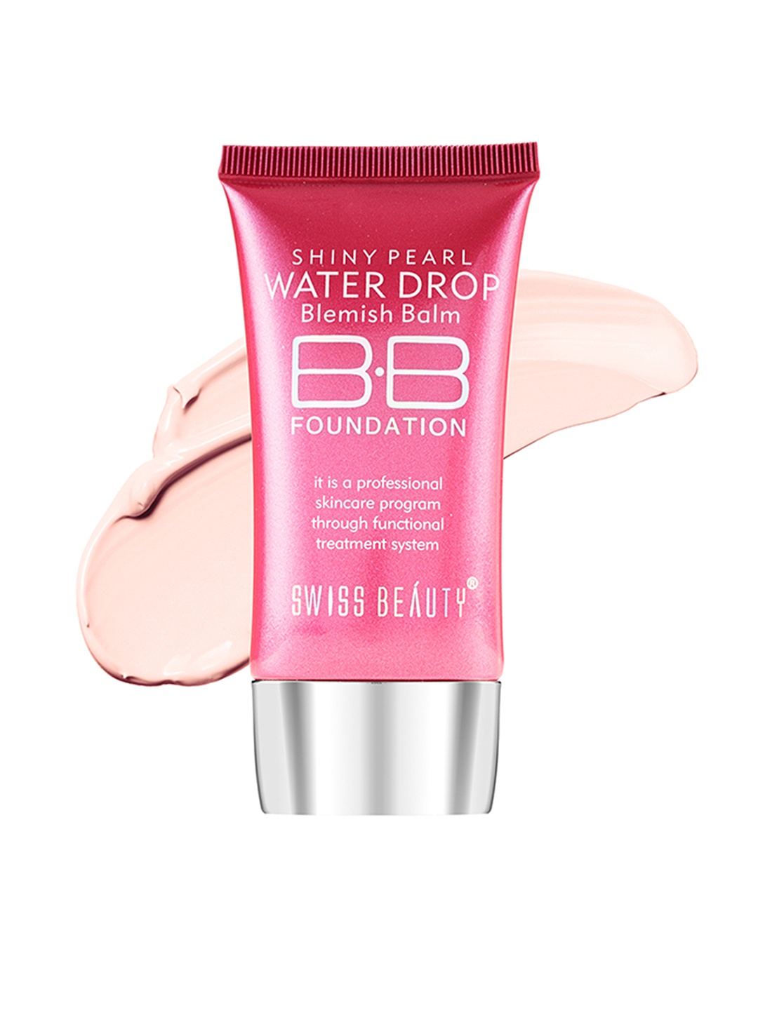 

SWISS BEAUTY Shiny Pearl Water Drop Blemish Balm BB Foundation - 02, Beige