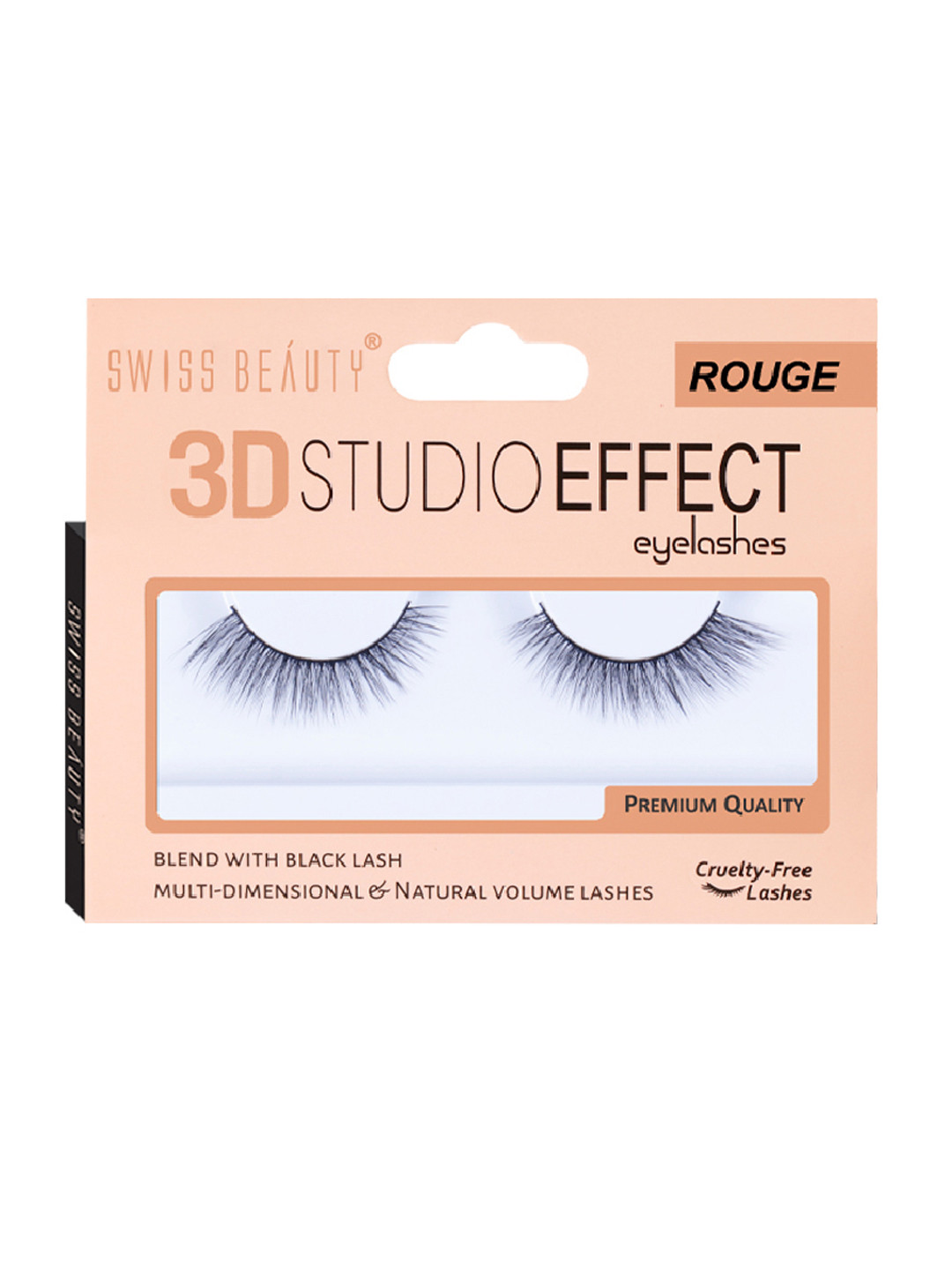 

SWISS BEAUTY 3d Studio Effect Eyelashes - Rouge, Black