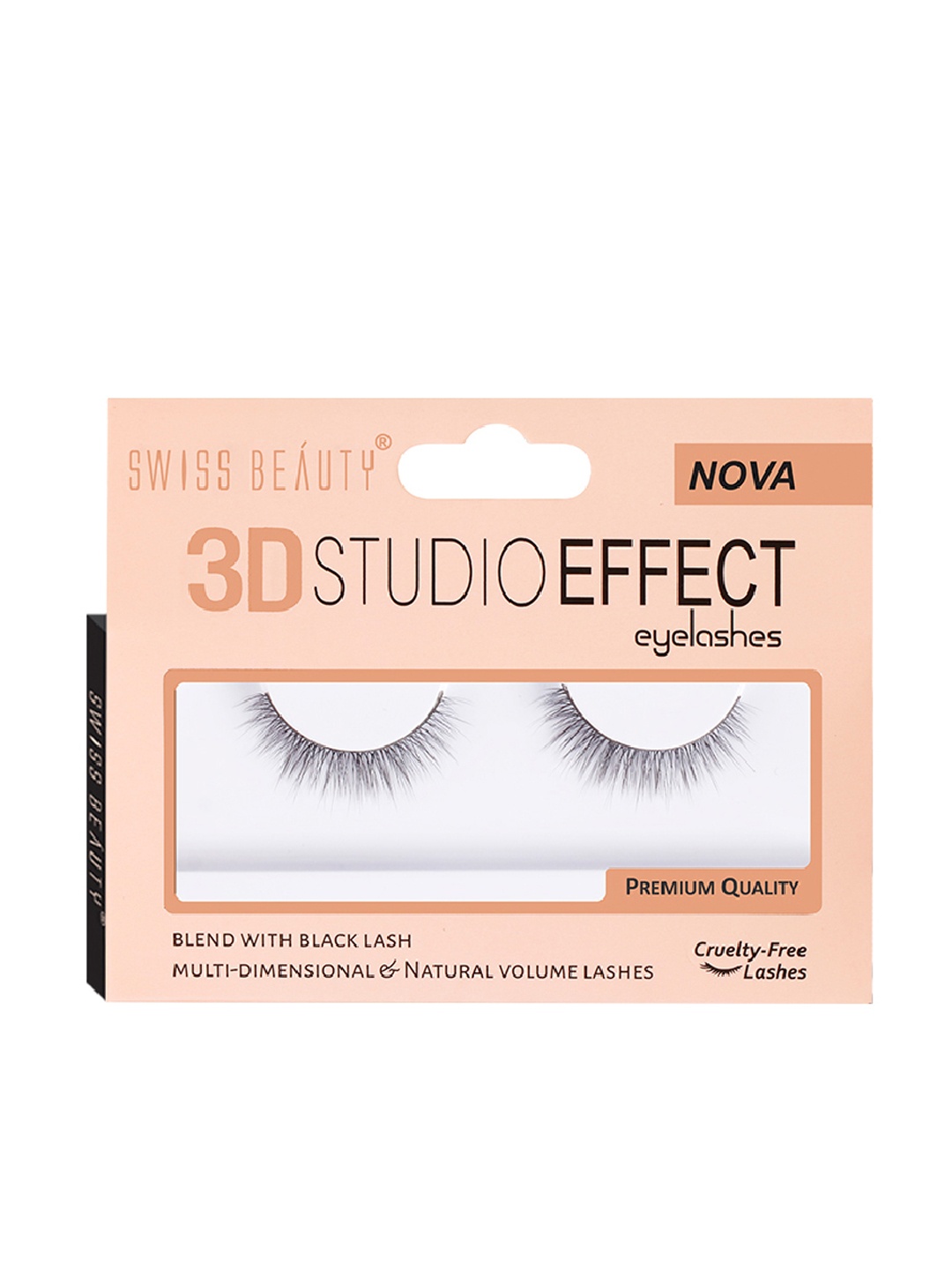 

SWISS BEAUTY 3D Studio Effect Eyelashes - Nova, Black
